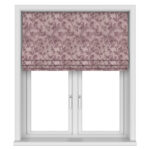 Laura Ashley Eglantine Silhouette Woven Mulberry Motorised