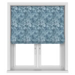 Laura Ashley Eglantine Silhouette Woven Seaspray Motorised