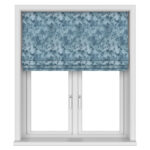Laura Ashley Eglantine Silhouette Woven Seaspray Motorised