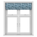 Laura Ashley Eglantine Silhouette Woven Seaspray Motorised
