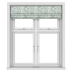 Laura Ashley Eglantine Silhouette Woven Smoke Green Motorised