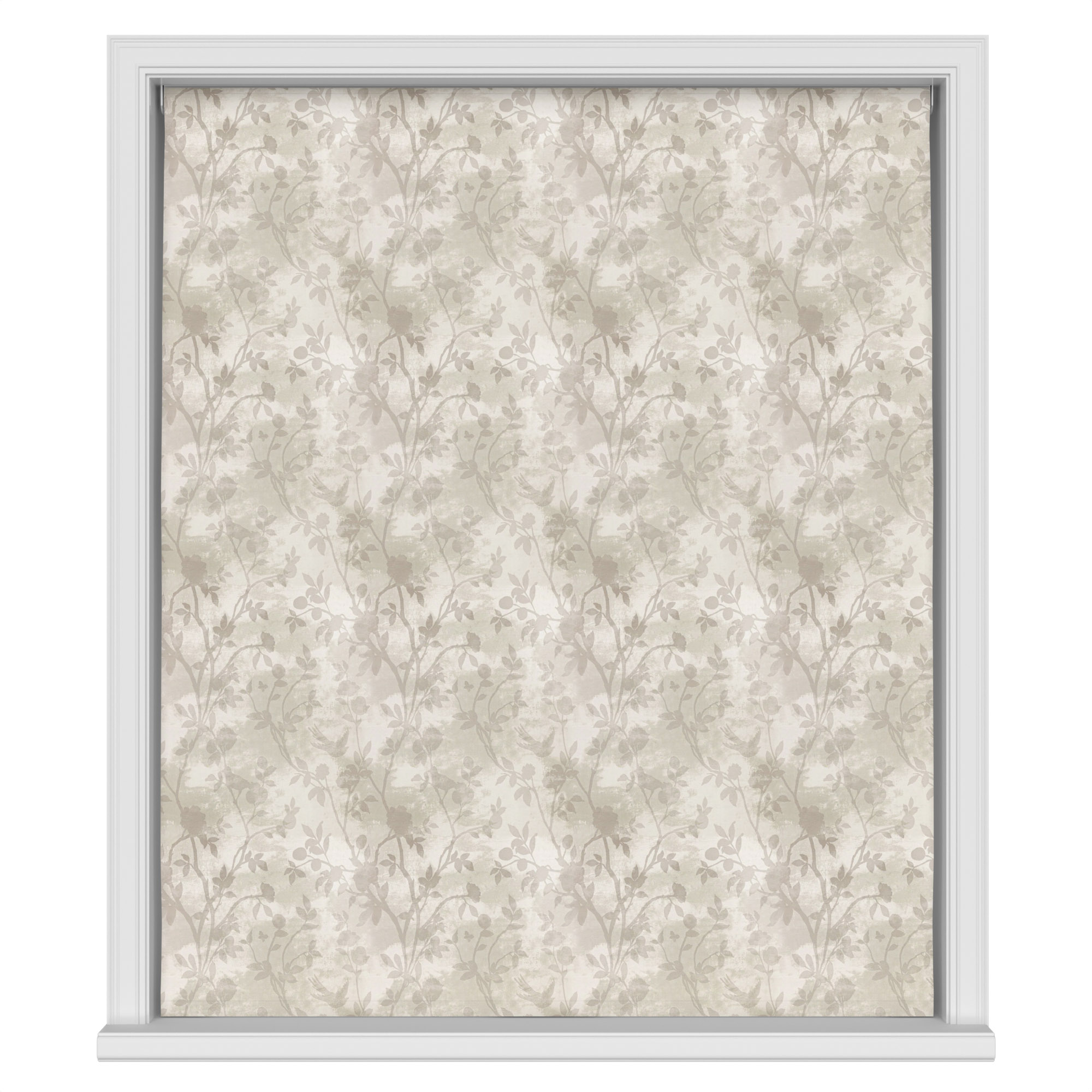 Laura Ashley Eglantine Silhouette Woven White Sands Motorised - Image 2