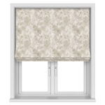 Laura Ashley Eglantine Silhouette Woven White Sands Motorised