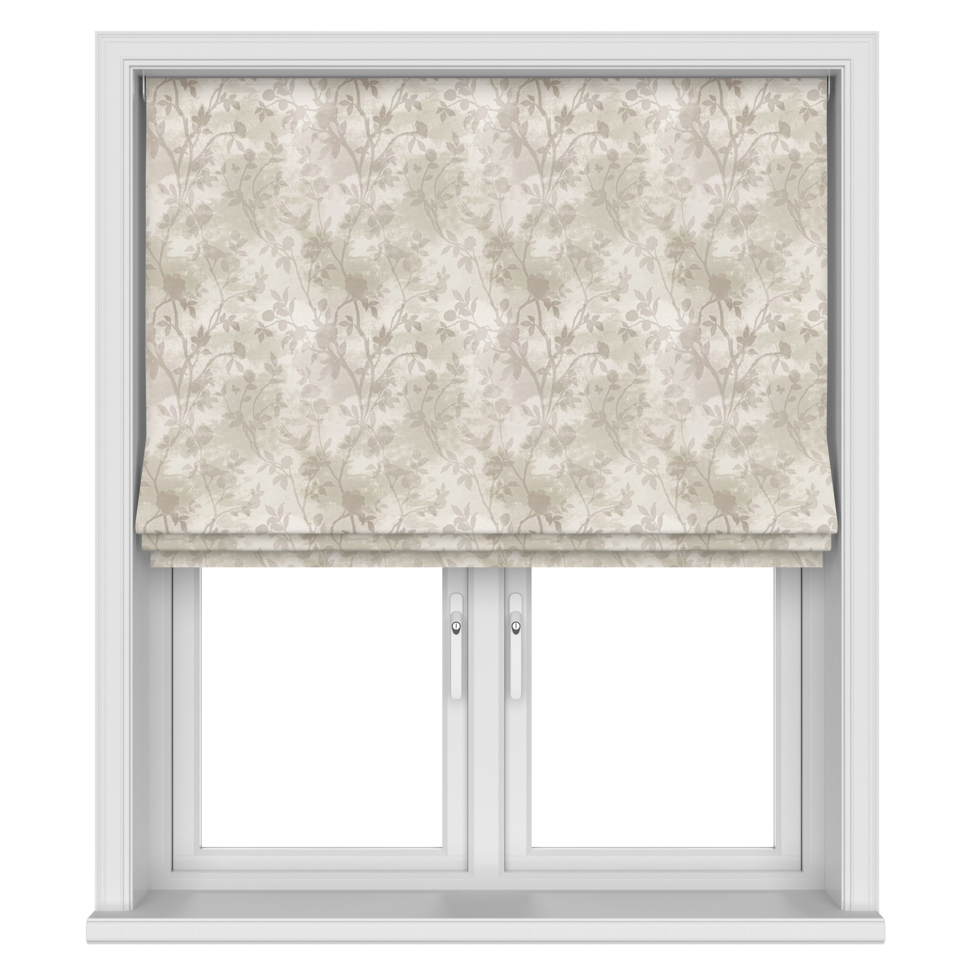 Laura Ashley Eglantine Silhouette Woven White Sands Motorised - Image 3