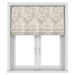Laura Ashley Eglantine Silhouette Woven White Sands Motorised