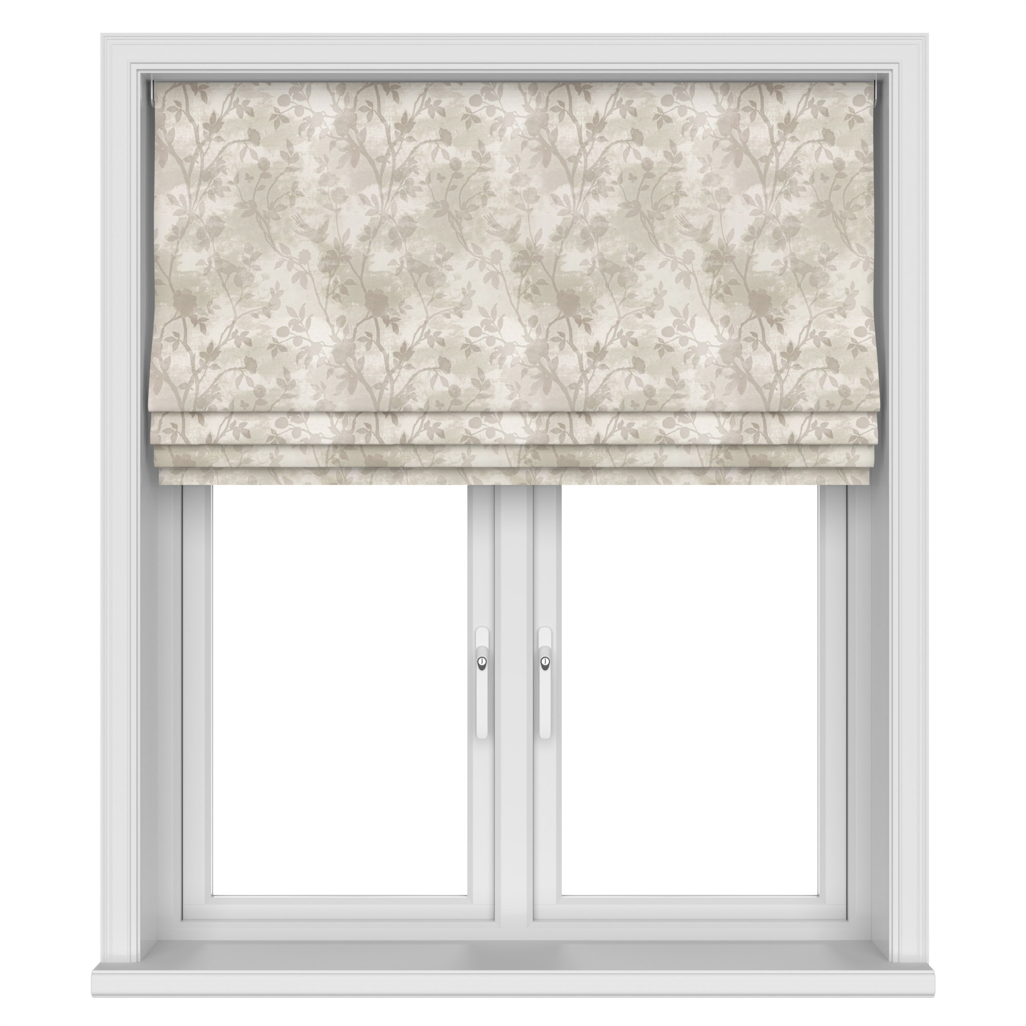 Laura Ashley Eglantine Silhouette Woven White Sands Motorised - Image 4
