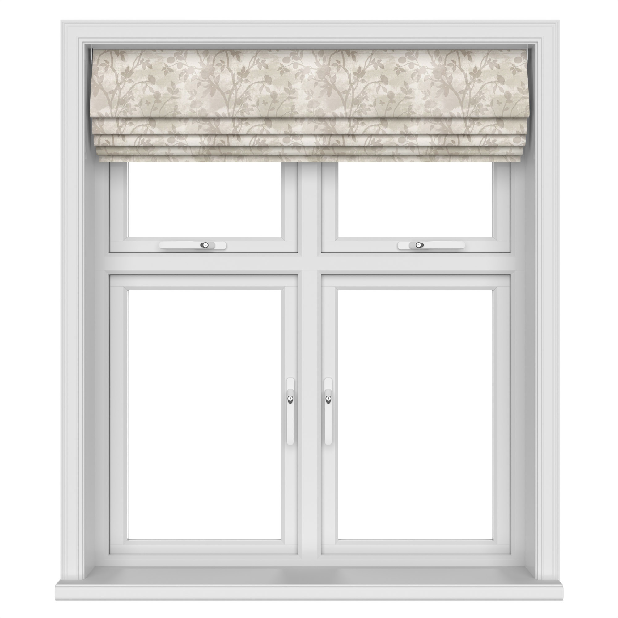 Laura Ashley Eglantine Silhouette Woven White Sands Motorised - Image 5