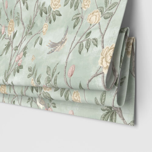 Laura Ashley Eglantine Smoke Green Motorised