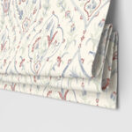Laura Ashley Foscot Damask Crimson Red Motorised