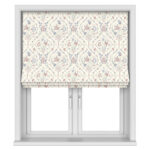 Laura Ashley Foscot Damask Crimson Red Motorised