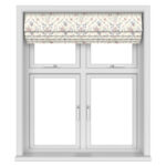 Laura Ashley Foscot Damask Crimson Red Motorised