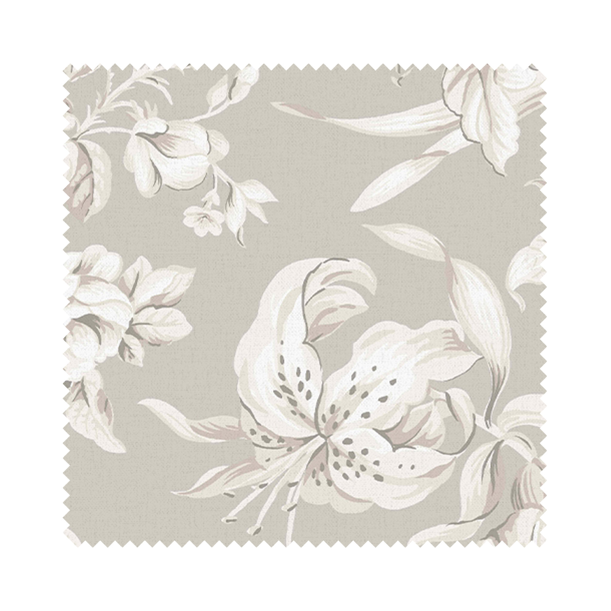 Laura Ashley Heledd Blooms Dove Grey Motorised - Image 6