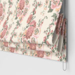 Laura Ashley Hollyhocks Coral Pink