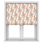 Laura Ashley Hollyhocks Coral Pink