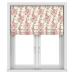 Laura Ashley Hollyhocks Coral Pink