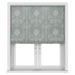 Laura Ashley Josette Woven Grey Green No Drill