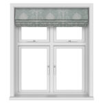 Laura Ashley Josette Woven Grey Green Motorised
