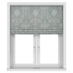 Laura Ashley Josette Woven Grey Green No Drill