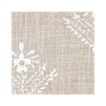 Laura Ashley Lady Fern Embroidery Almond Motorised
