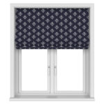 Laura Ashley Lady Fern Embroidery French Navy Motorised