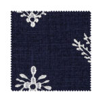 Laura Ashley Lady Fern Embroidery French Navy No Drill