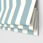 Laura Ashley Lille Stripe Seaspray Motorised