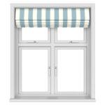 Laura Ashley Lille Stripe Seaspray Motorised