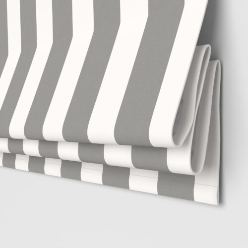 Laura Ashley Lille Stripe Steel Motorised