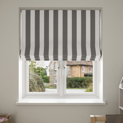 Laura Ashley Lille Stripe Steel