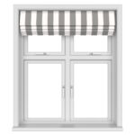 Laura Ashley Lille Stripe Steel Motorised