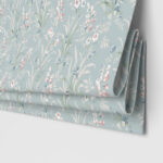 Laura Ashley Mosedale Posy Dark Duck Egg Blue Motorised