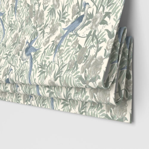 Laura Ashley Osterley Birds Seaspray Motorised