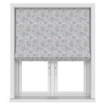 Laura Ashley Painswick Paisley Pale Slate Motorised