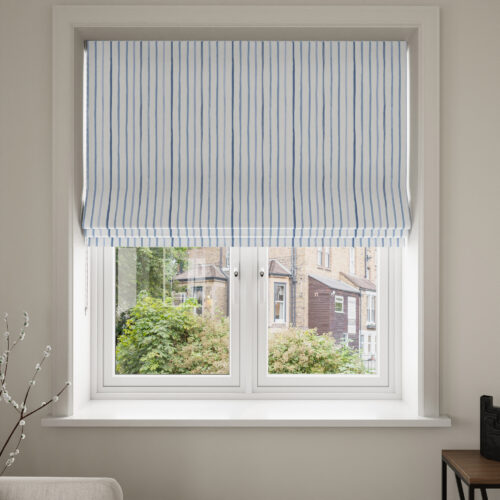 Laura Ashley Painterly Stripe Dark Seaspray