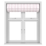 Laura Ashley Painterly Stripe Pink Motorised