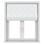 Laura Ashley Painterly Stripe Pale Steel Motorised