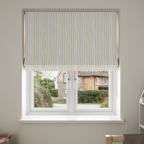 Laura Ashley Painterly Stripe Yellow