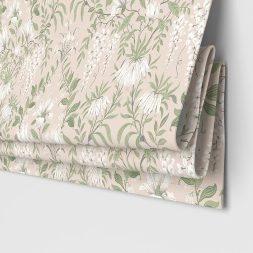 Laura Ashley Parterre Blush Motorised