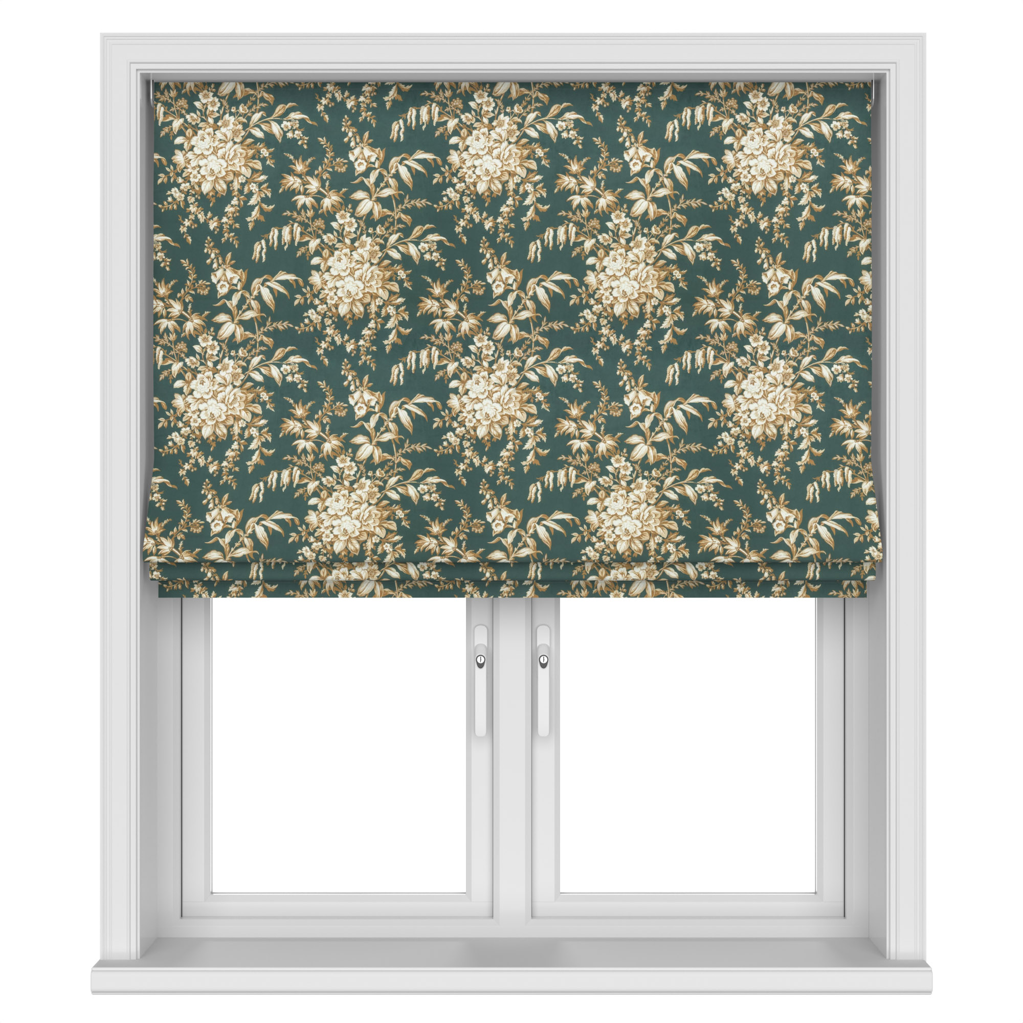 Laura Ashley Picardie Velvet Fern Motorised - Image 3