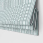 Laura Ashley Suffolk Stripe Eucalyptus Motorised