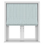 Laura Ashley Suffolk Stripe Eucalyptus Motorised
