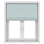 Laura Ashley Suffolk Stripe Eucalyptus Motorised