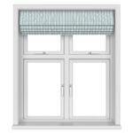 Laura Ashley Suffolk Stripe Eucalyptus Motorised