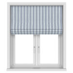 Laura Ashley Suffolk Stripe Seaspray Motorised