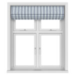 Laura Ashley Suffolk Stripe Seaspray Motorised