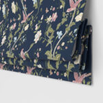 Laura Ashley Summer Palace Midnight Blue Motorised