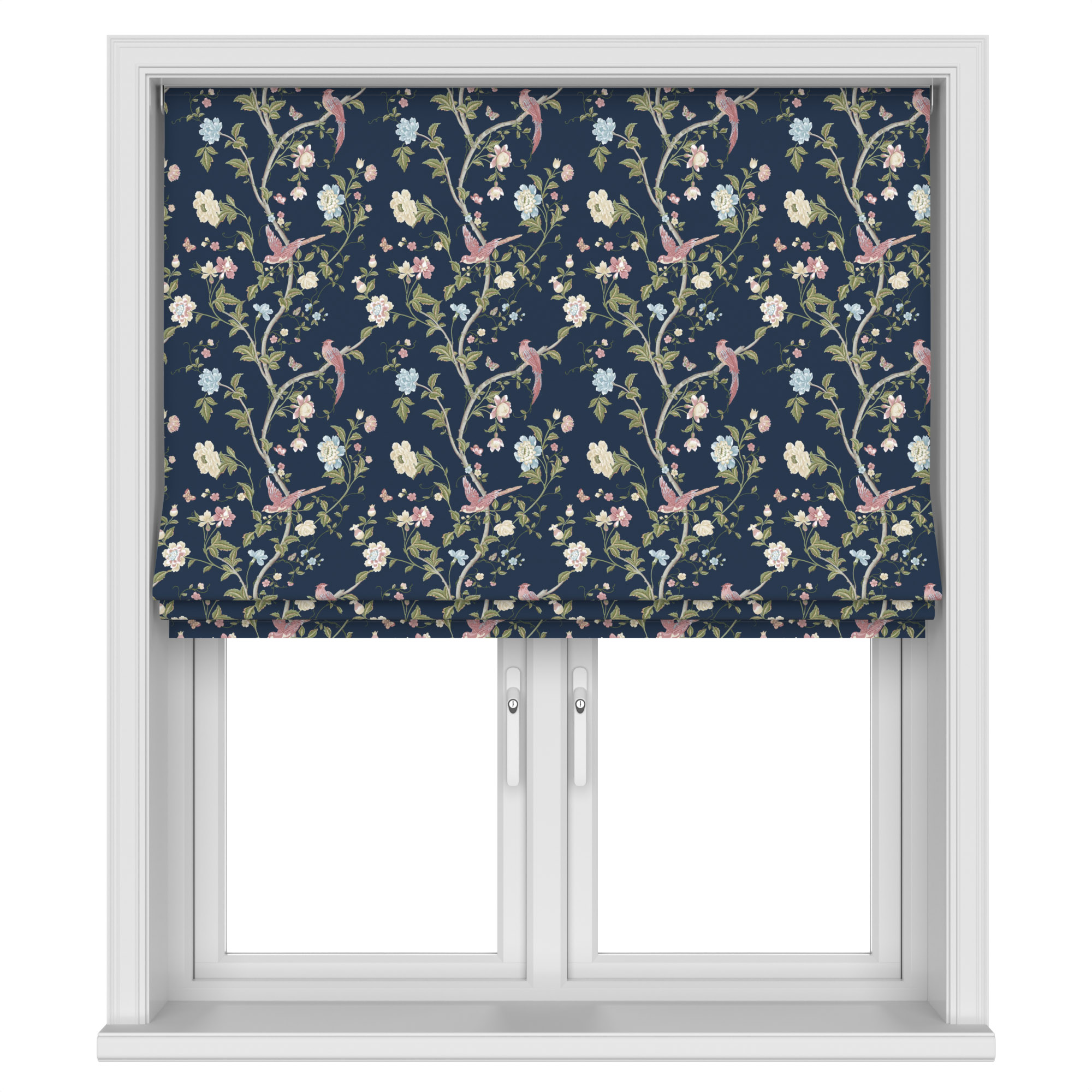 Laura Ashley Summer Palace Midnight Blue Motorised - Image 3