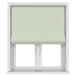 Laura Ashley Sweet Alyssum Moss Green Motorised