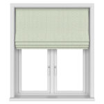 Laura Ashley Sweet Alyssum Moss Green Motorised