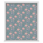 Laura Ashley Tapestry Floral Dusky Seaspray Motorised